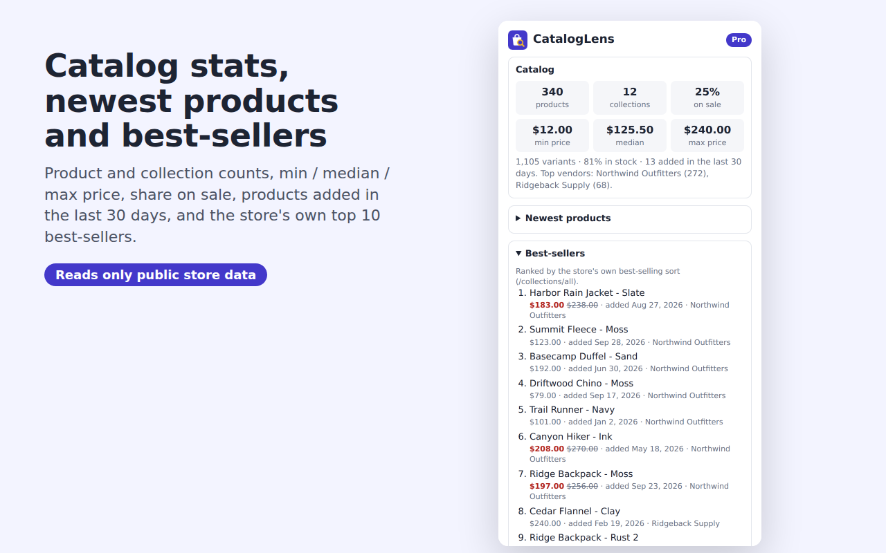 CatalogLens for Shopify screenshot 2