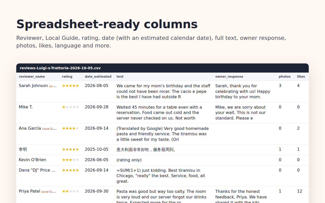 Maps Reviews Exporter screenshot 2