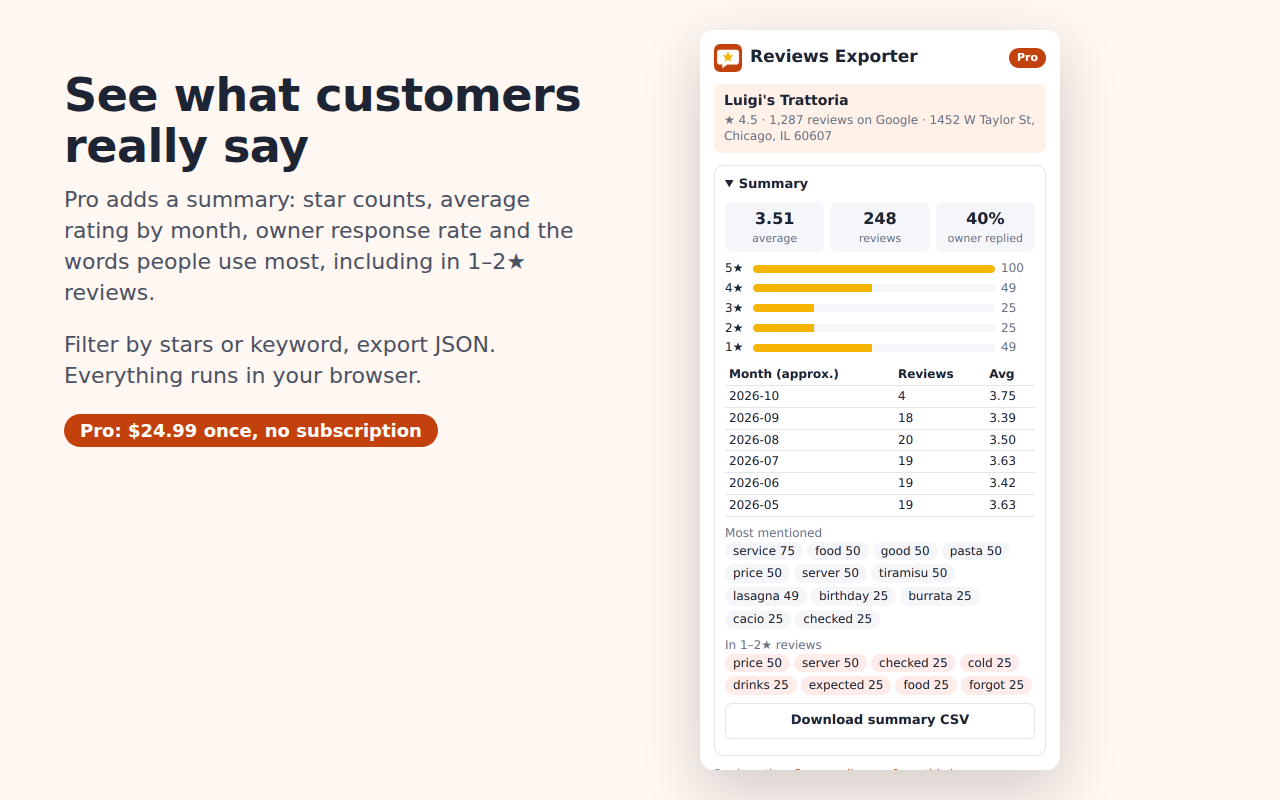 Maps Reviews Exporter screenshot 3